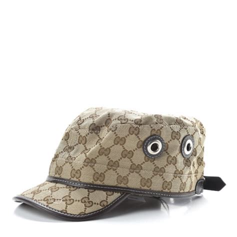 gucci cadet hat|gucci monogram military hat.